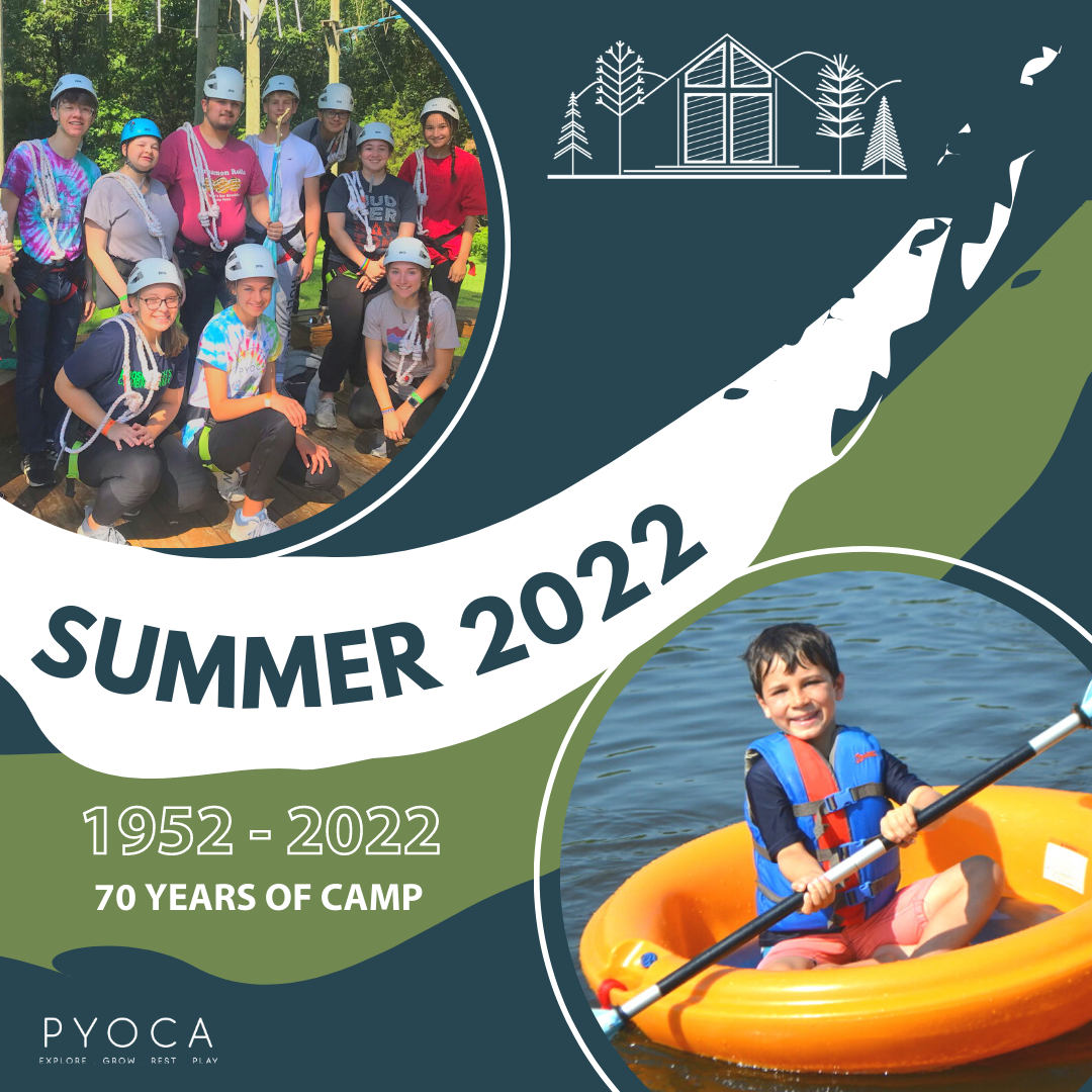 Pyoca Summer Camp 2022 - 70 Years of Camp Graphic